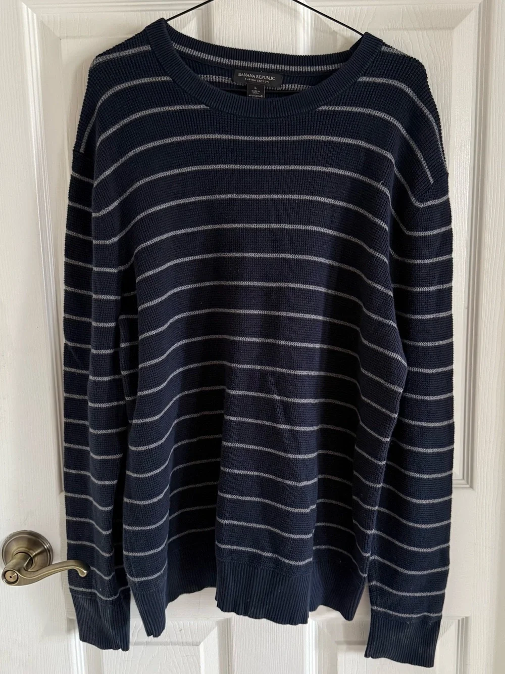 Striped Crew Neck Long Sleeve